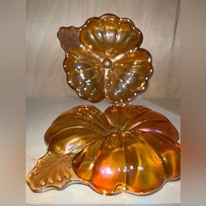 Vintage Marigold Carnival Glass